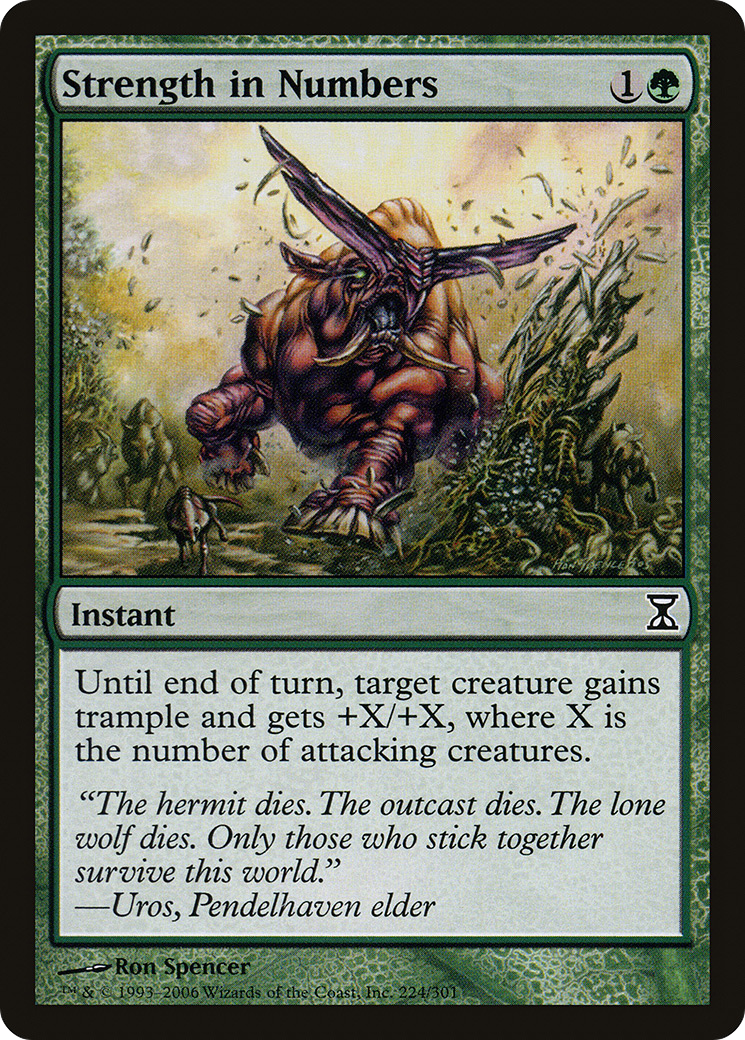 Strength in Numbers (224) Foil - Time Spiral