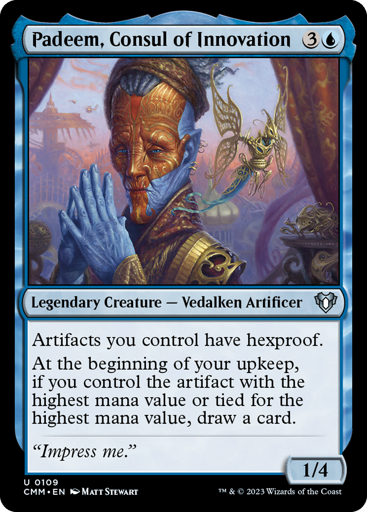 Padeem, Consul of Innovation [Commander Masters] | Silver Goblin