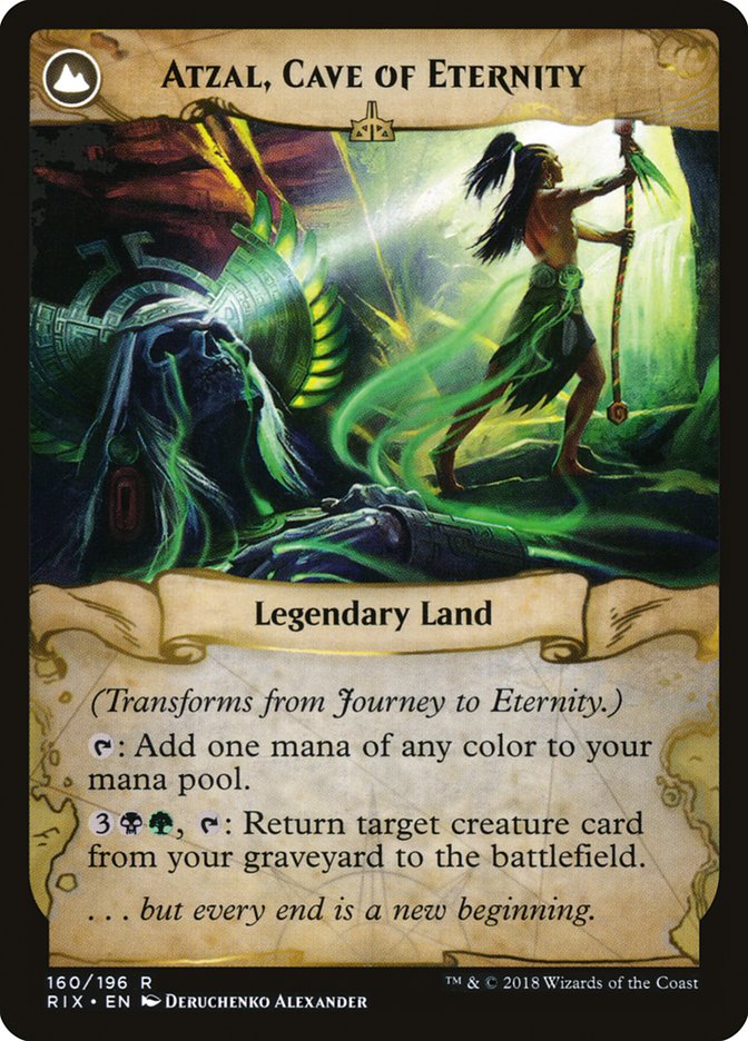 Journey to Eternity // Atzal, Cave of Eternity (160) Foil - Rivals of Ixalan