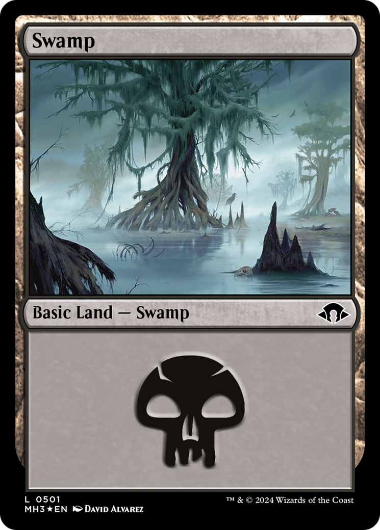 Swamp (0501) (Ripple Foil) [Modern Horizons 3] | Silver Goblin
