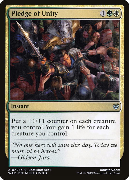 Pledge of Unity (210) - War of the Spark
