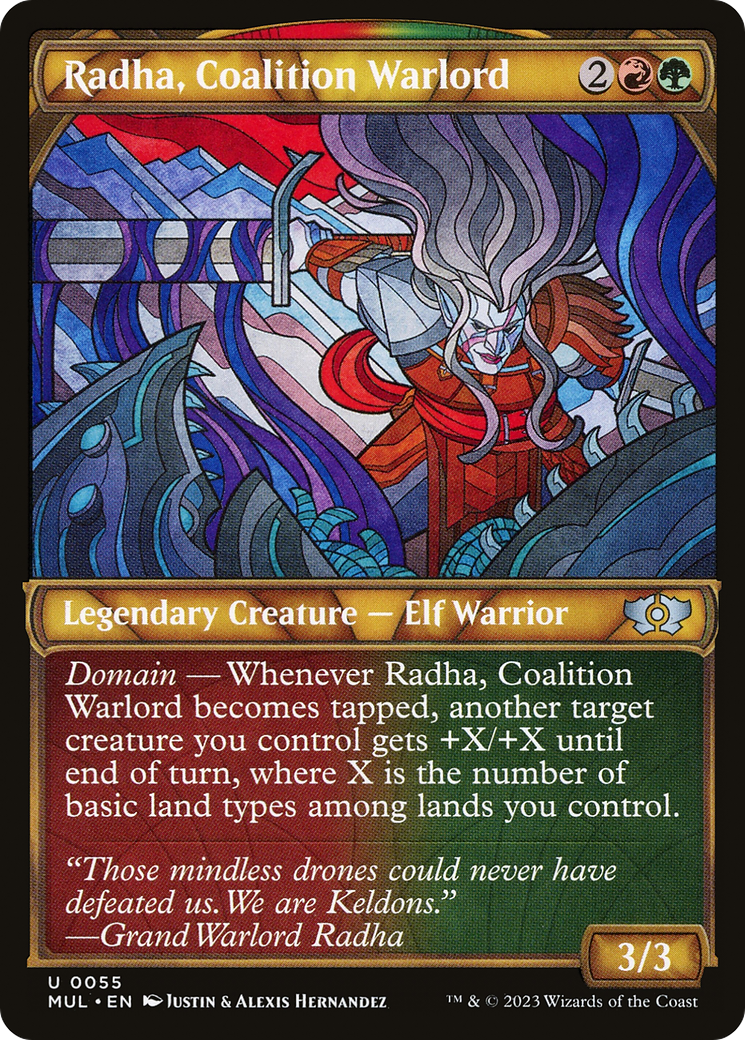 Radha, Coalition Warlord (055) - Multiverse Legends
