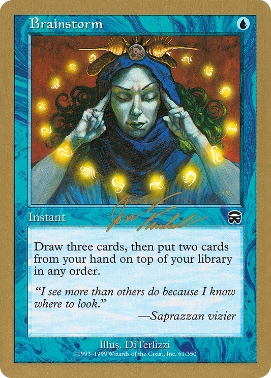 Brainstorm (Retro) (jf61) - World Championship Decks 2000