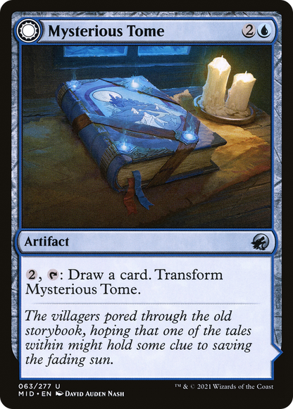 Mysterious Tome // Chilling Chronicle (063) Foil - Innistrad: Midnight Hunt