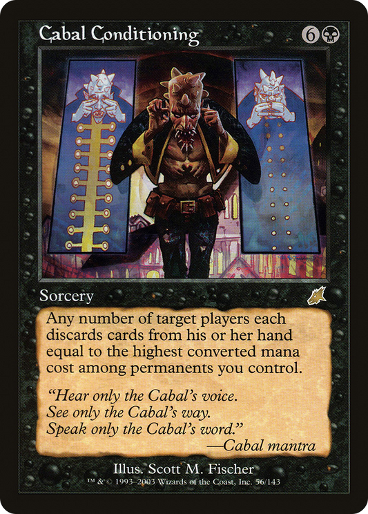 Cabal Conditioning (056) Foil - Scourge