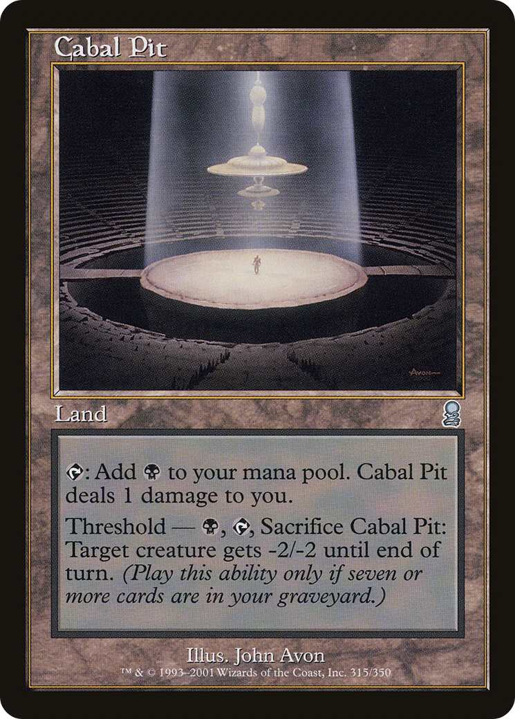 Cabal Pit (315) Foil - Odyssey