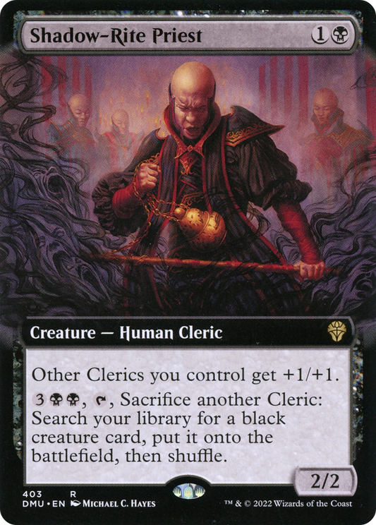 Shadow-Rite Priest (Extended Art) [Dominaria United] Foil
