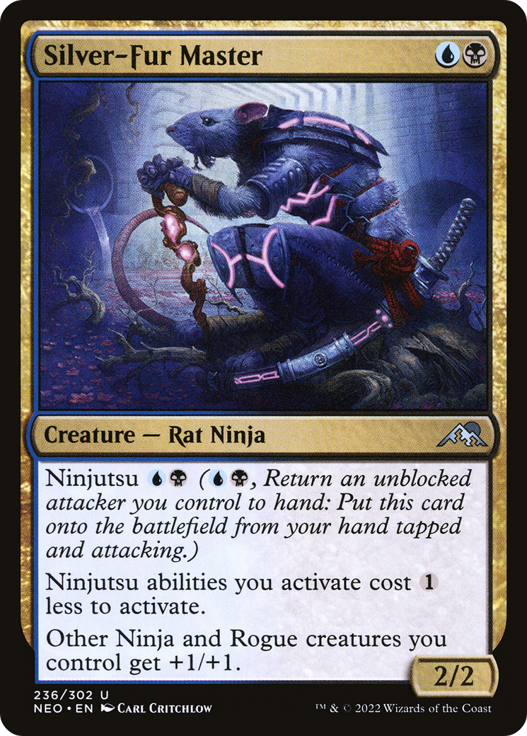Silver-Fur Master (236) Foil - Kamigawa: Neon Dynasty