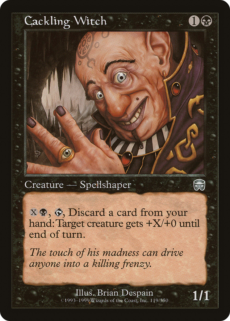 Cackling Witch (119) - Mercadian Masques