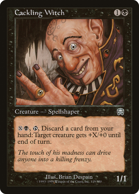 Cackling Witch (119) - Mercadian Masques