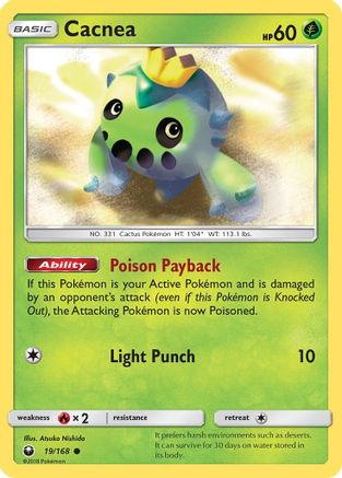 Cacnea (19) Reverse Holofoil - Celestial Storm