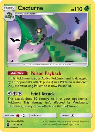 Cacturne (20) - Celestial Storm
