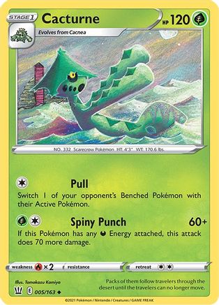Cacturne (5) Reverse Holofoil - Battle Styles