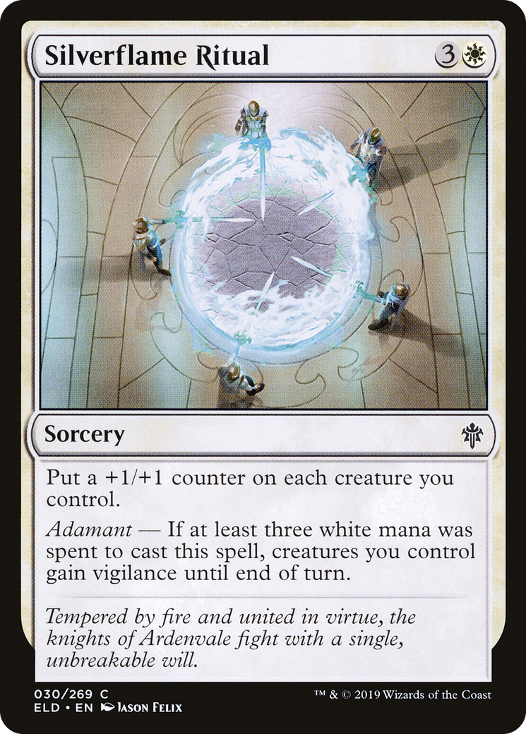 Silverflame Ritual (030) Foil - Throne of Eldraine