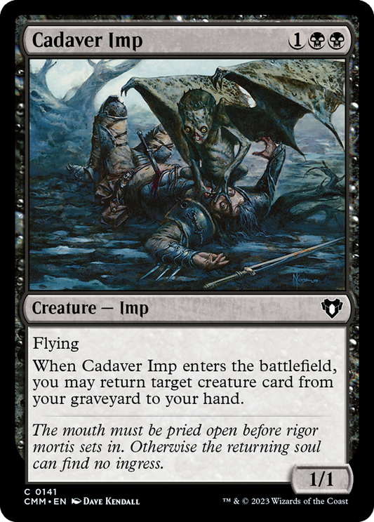 Cadaver Imp (141) Foil - Commander Masters