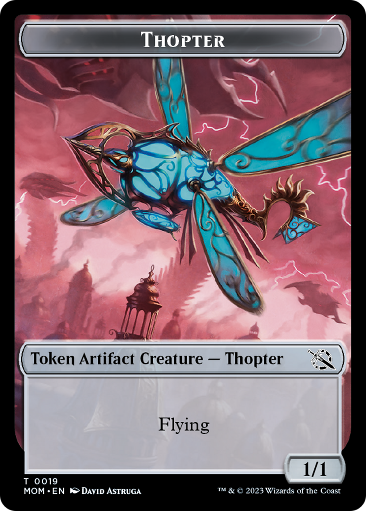 Treasure (20) // Thopter Double-Sided Token [March of the Machine Tokens] | Silver Goblin