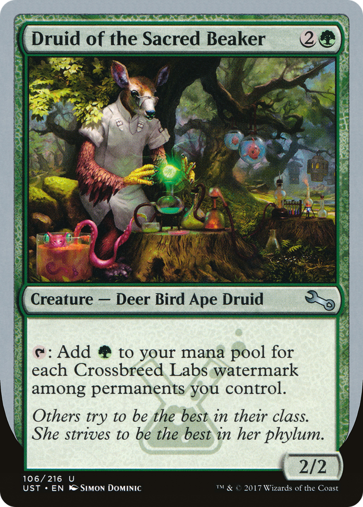 Druid of the Sacred Beaker (106) Foil - Unstable