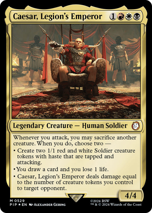Caesar, Legion's Emperor (529) Surge Foil - Fallout