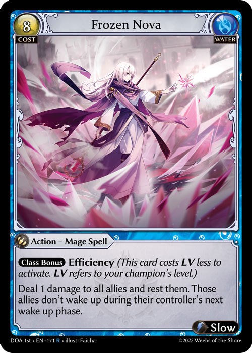 Frozen Nova (171) [Dawn of Ashes: 1st Edition] Foil