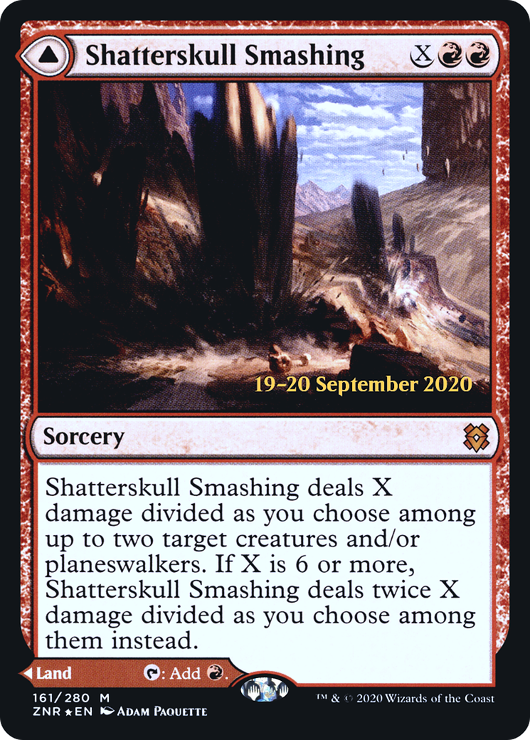 Shatterskull Smashing (161) Foil - Zendikar Rising Promos