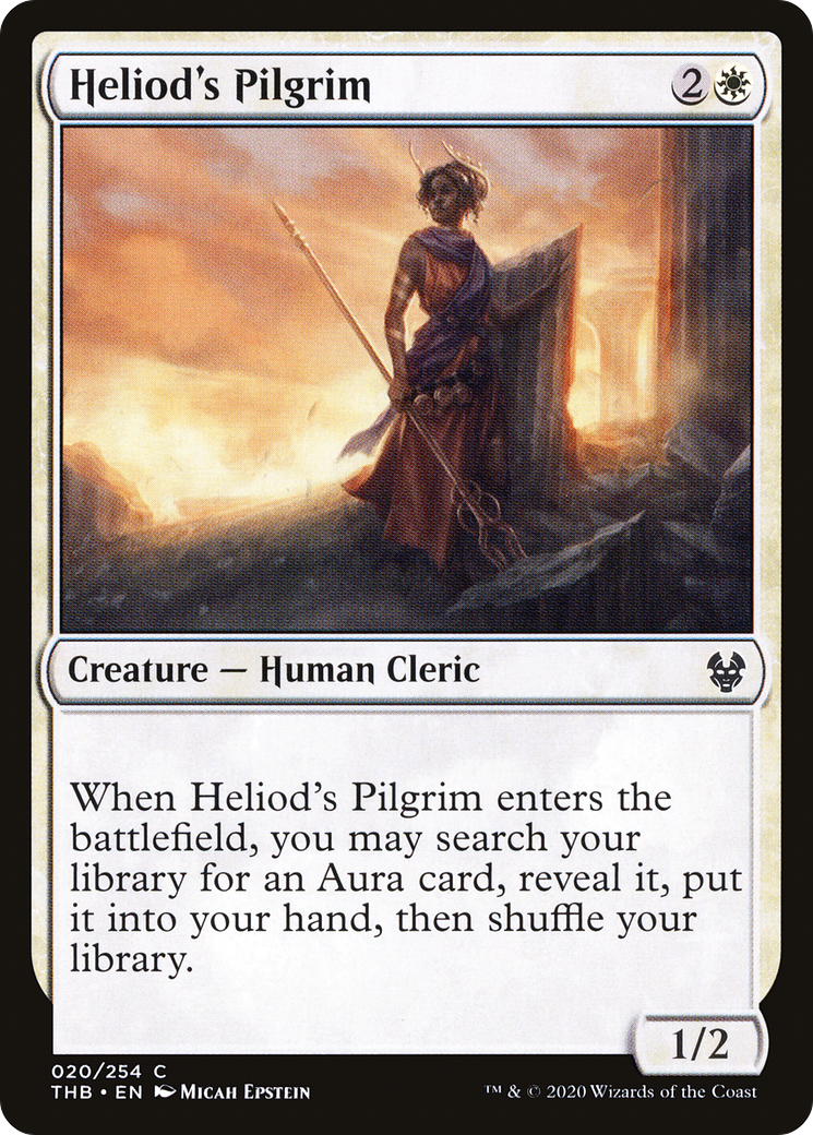 Heliod's Pilgrim (020) Foil - Theros Beyond Death