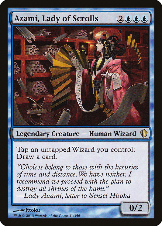 Azami, Lady of Scrolls (031) - Commander 2013