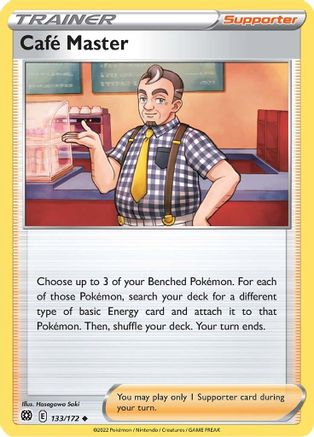 Cafe Master (133) Reverse Holofoil - Brilliant Stars