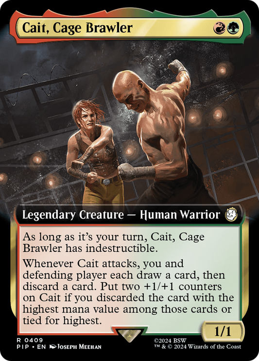 Cait, Cage Brawler (Extended Art) (409) Foil - Fallout