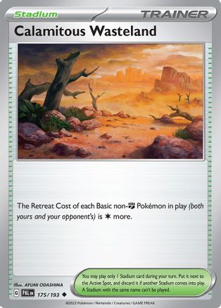 Calamitous Wasteland (175) - Paldea Evolved