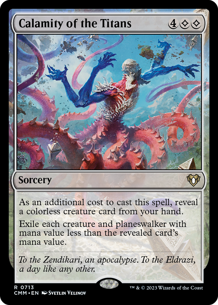 Calamity of the Titans (713) - Commander Masters