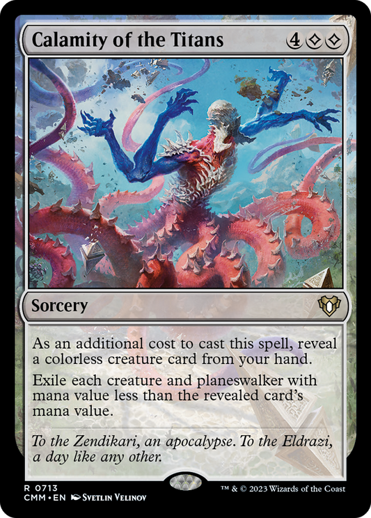 Calamity of the Titans (713) - Commander Masters