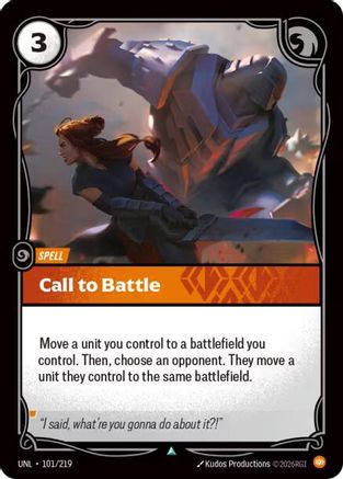 Call to Battle (101) Foil - Unleashed