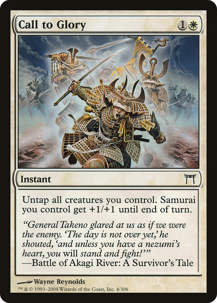 Call to Glory (004) Foil - Champions of Kamigawa