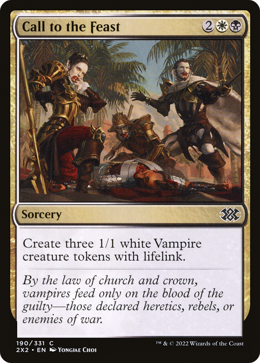 Call to the Feast (190) Foil - Double Masters 2022
