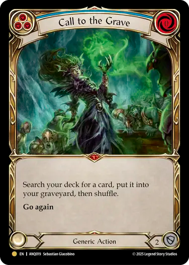 Call to the Grave (ANQ019) - Compendium of Rathe: Antiquity Pack