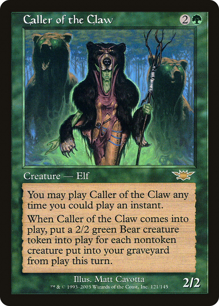 Caller of the Claw (121) - Legions