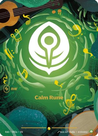 Calm Rune (Alternate Art) (R02a) Foil - Radiance