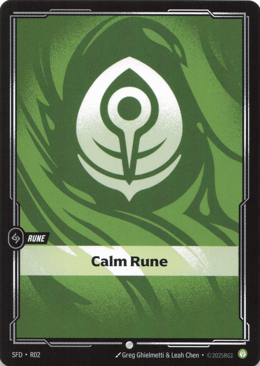 Calm Rune (R02) - Spiritforged