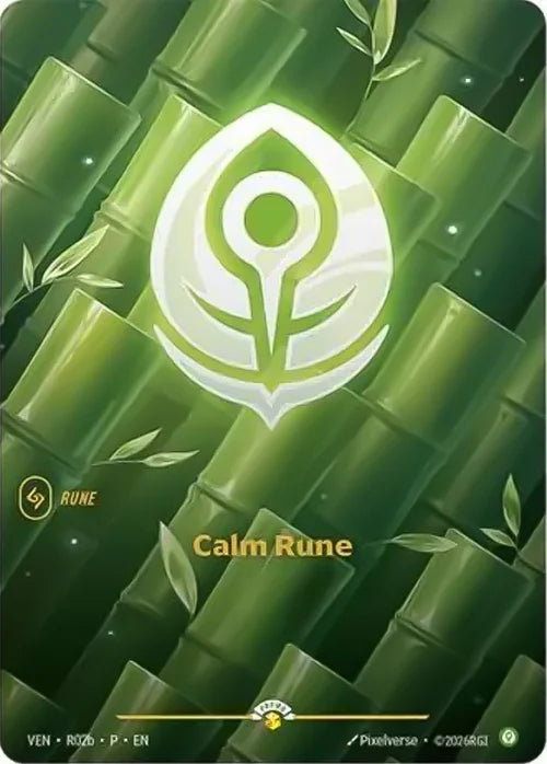 Calm Rune (VEN) (R02b) Foil - Riftbound Promotional Cards