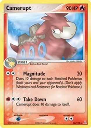 Camerupt (36) Reverse Holofoil - Holon Phantoms