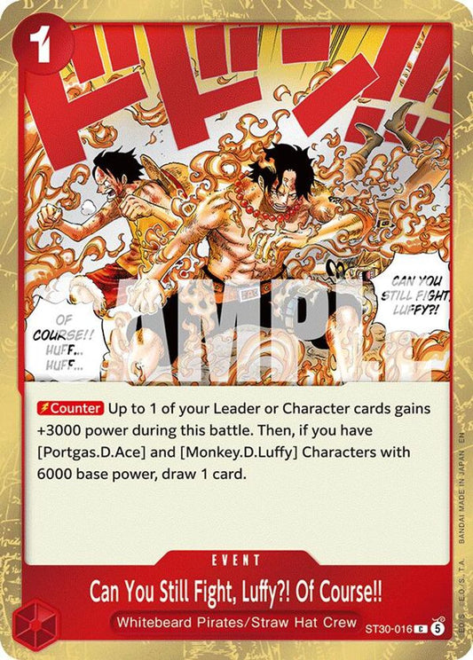 Can You Still Fight, Luffy?! Of Course!! (ST30-016)