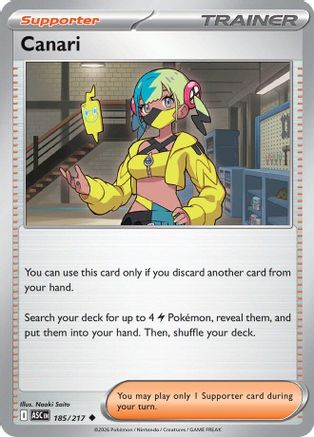 Canari (185) Reverse Holofoil - Ascended Heroes