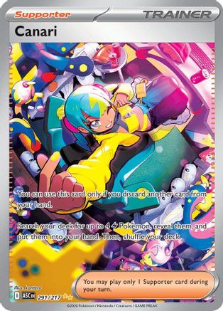 Canari (Alternate Full Art) (291) Holofoil - Ascended Heroes