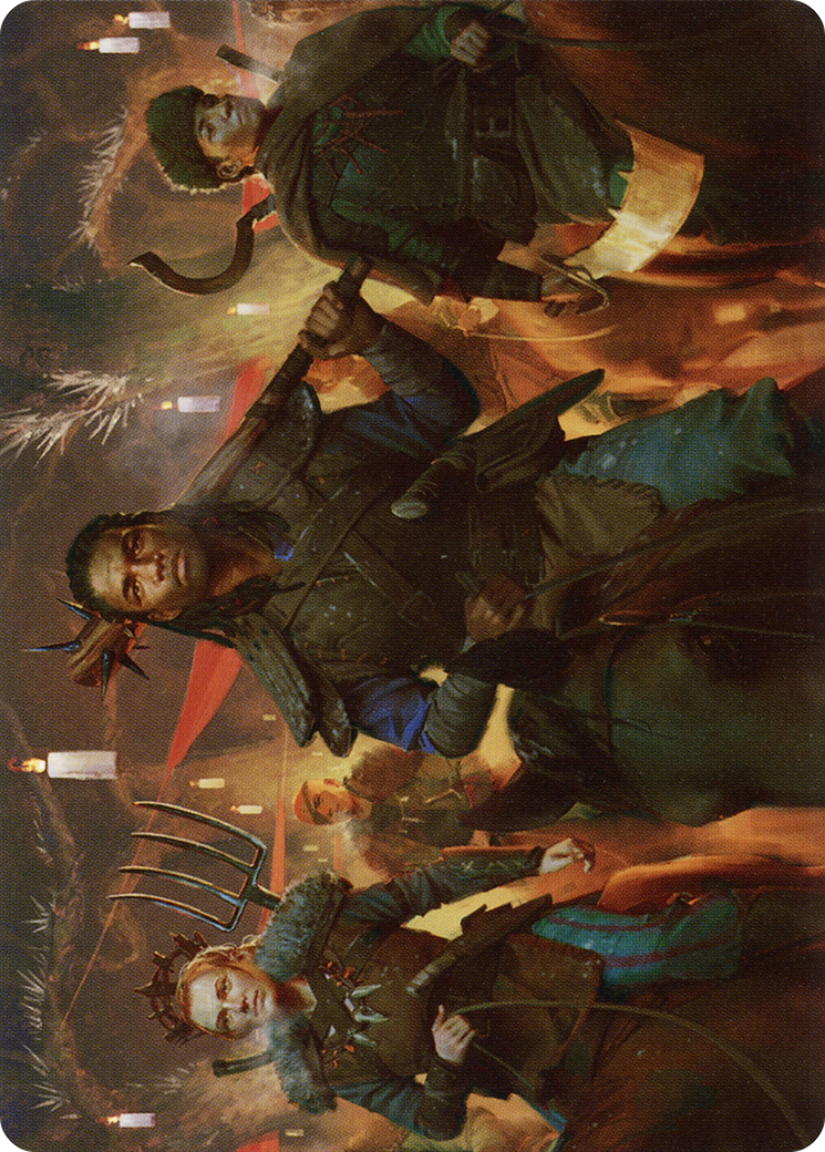 Candlelit Cavalry (048s) Gold-Stamped - Art Series: Midnight Hunt