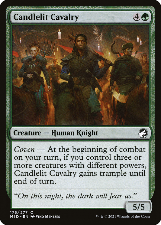 Candlelit Cavalry (175) - Innistrad: Midnight Hunt Foil