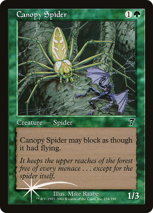 Canopy Spider (234) Foil - Seventh Edition