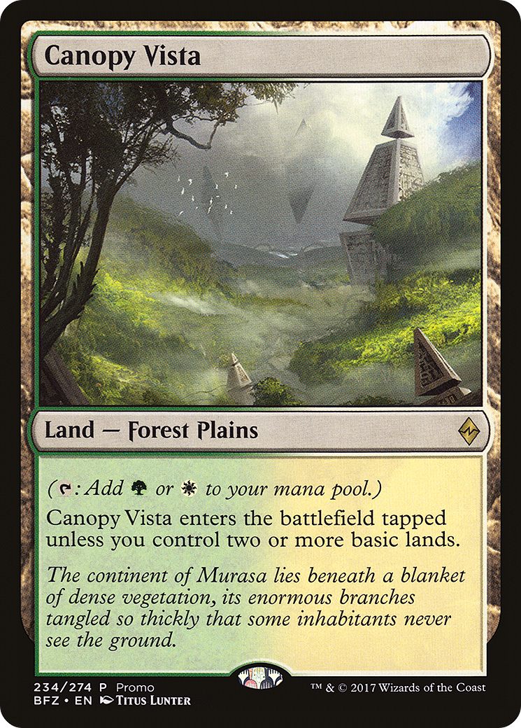 Canopy Vista (234) (BFZ Standard Series) - Standard Showdown Promos