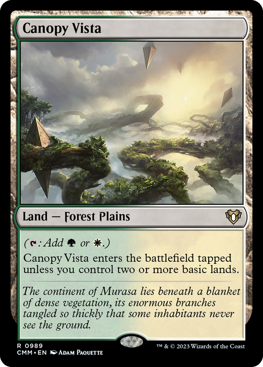 Canopy Vista (989) - Commander Masters