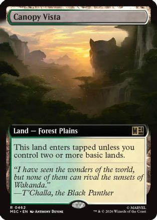Canopy Vista (Extended Art) (462) - Commander: Marvel Super Heroes