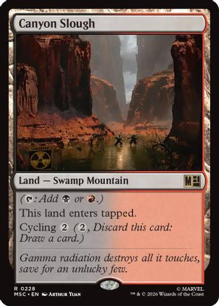Canyon Slough (228) Surge Foil - Commander: Marvel Super Heroes